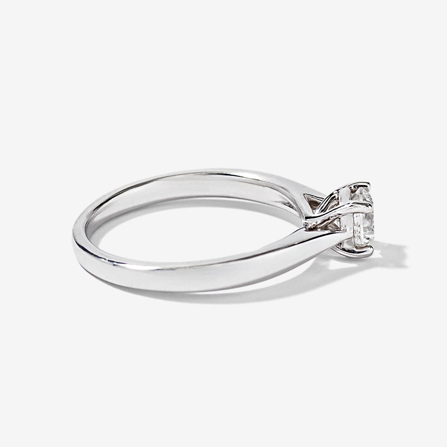 Canadian Diamond Solitaire Engagement Ring in 14K White Gold (0.50 ct tw)