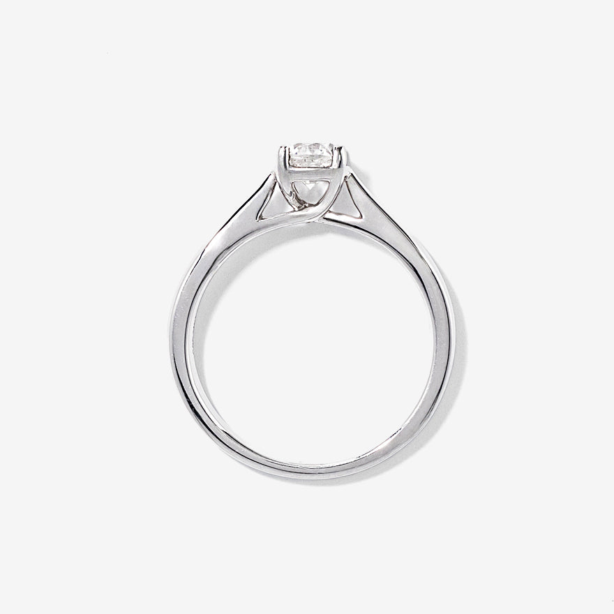 Canadian Diamond Solitaire Engagement Ring in 14K White Gold (0.50 ct tw)