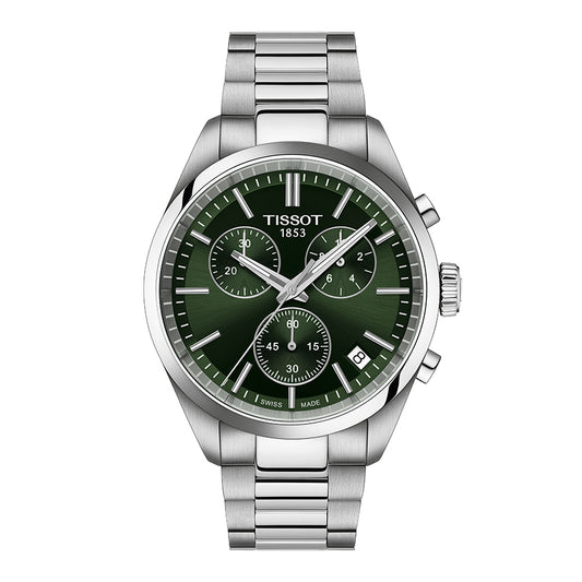 Tissot PR 100 Chronograph Green Dial | T1504171109100