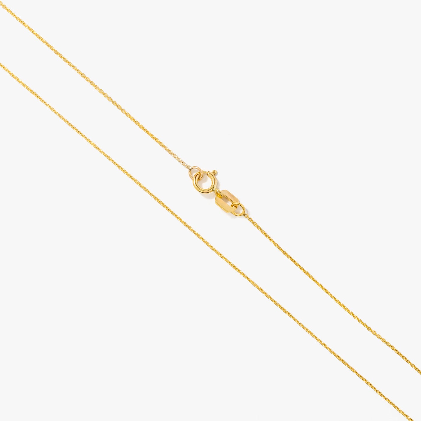 10K Italian Yellow Gold 1mm Round Cable Chain (18")