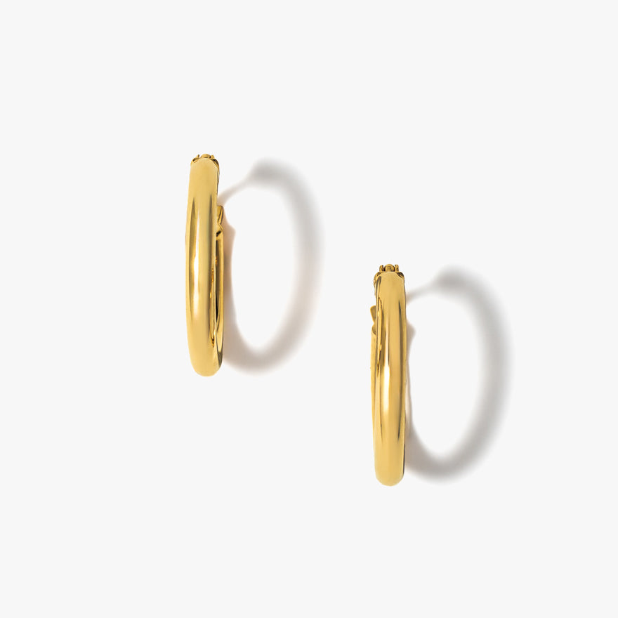 Hoop Earrings in 10K Yellow Gold