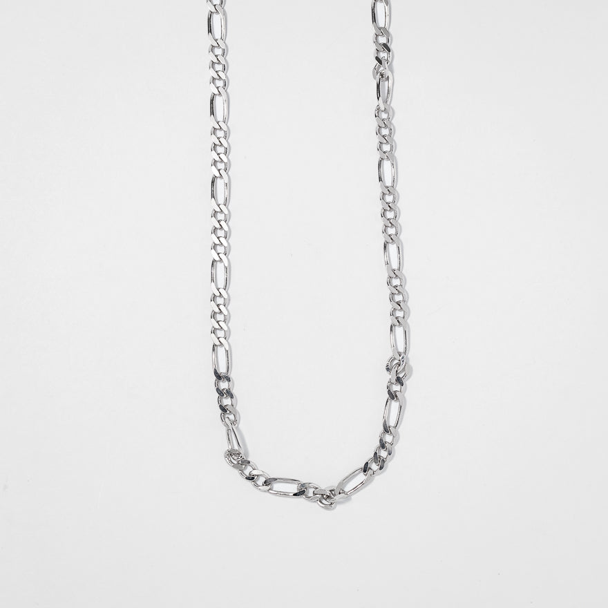 3mm Figaro Chain in Silver (22")