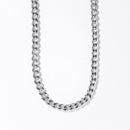 3.8mm Italian Silver Curb Chain (20")