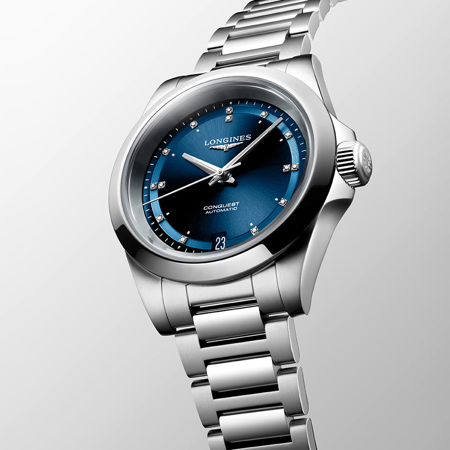 Longines Conquest Automatic Blue Dial 34mm | L3.430.4.87.6