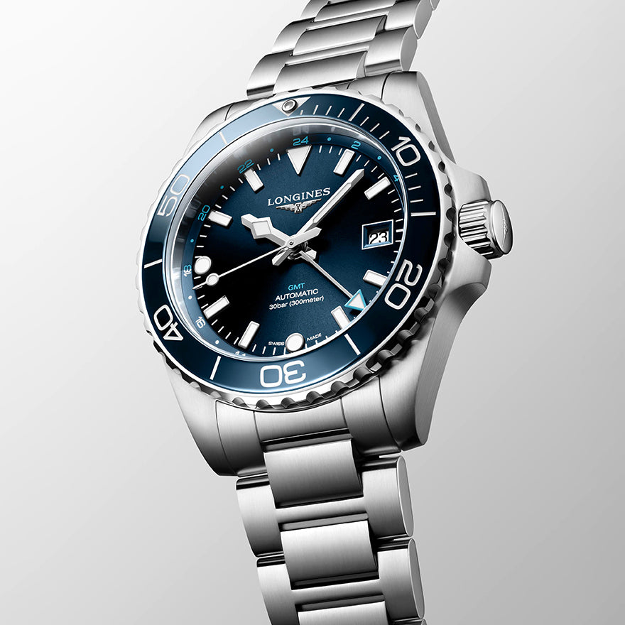 Longines HydroConquest GMT Blue Dial 41MM Automatic | L3.790.4.96.6