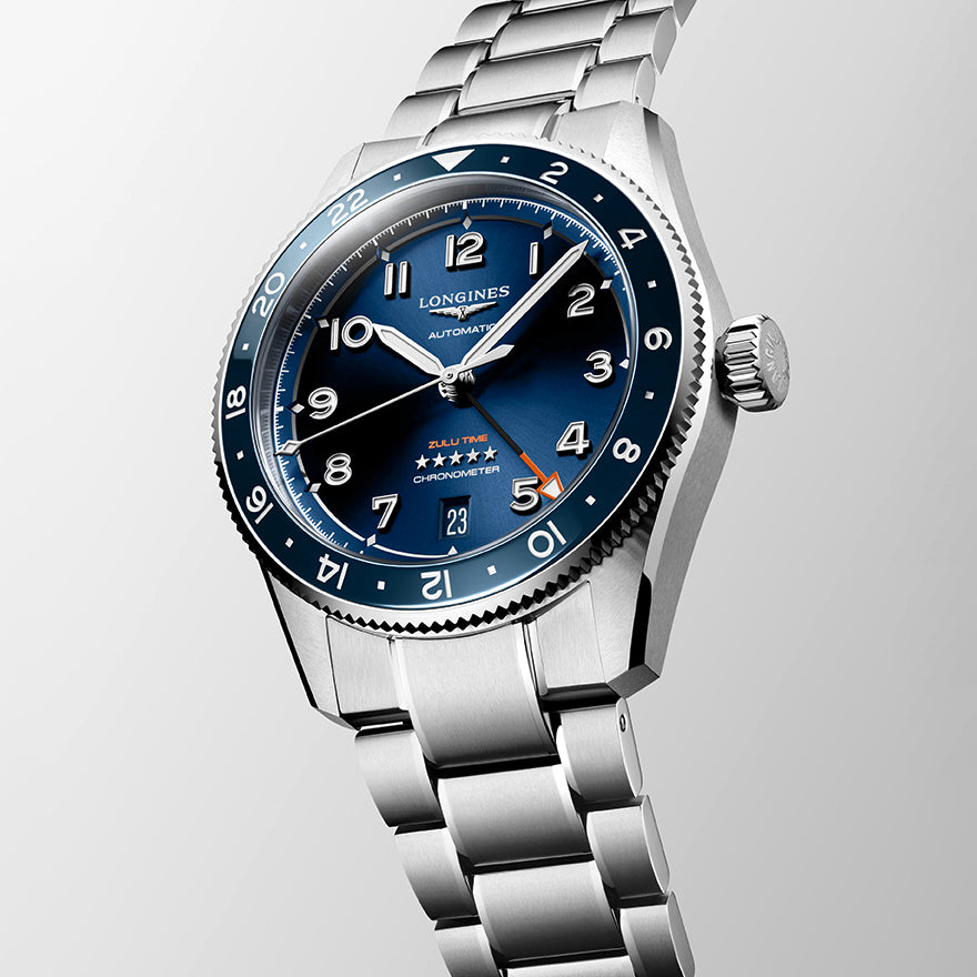 Longines Spirit Zulu Time Blue Dial 39 mm | L3.802.4.93.6 – Ann
