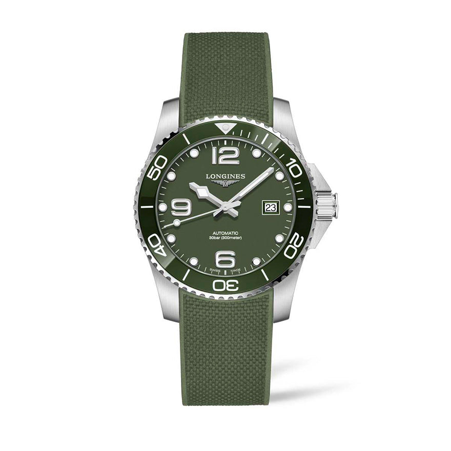 Longines HydroConquest Green Dial Watch | L37814069