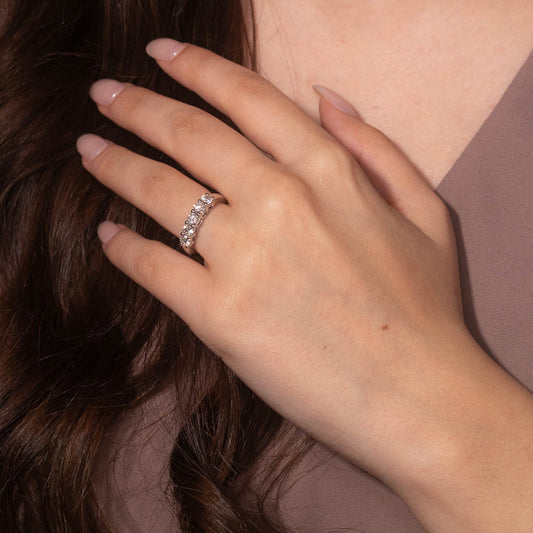 Diamond Anniversary Ring in 14K White Gold (1.00 ct tw)