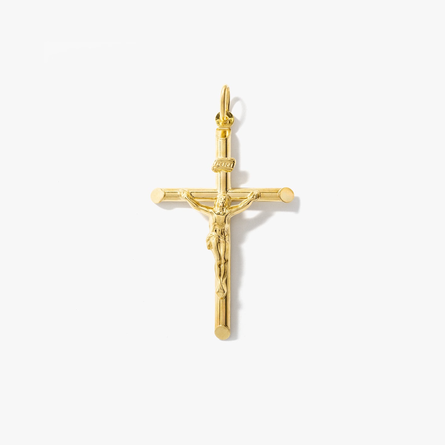 Crucifix Cross Pendant in 10K Yellow Gold