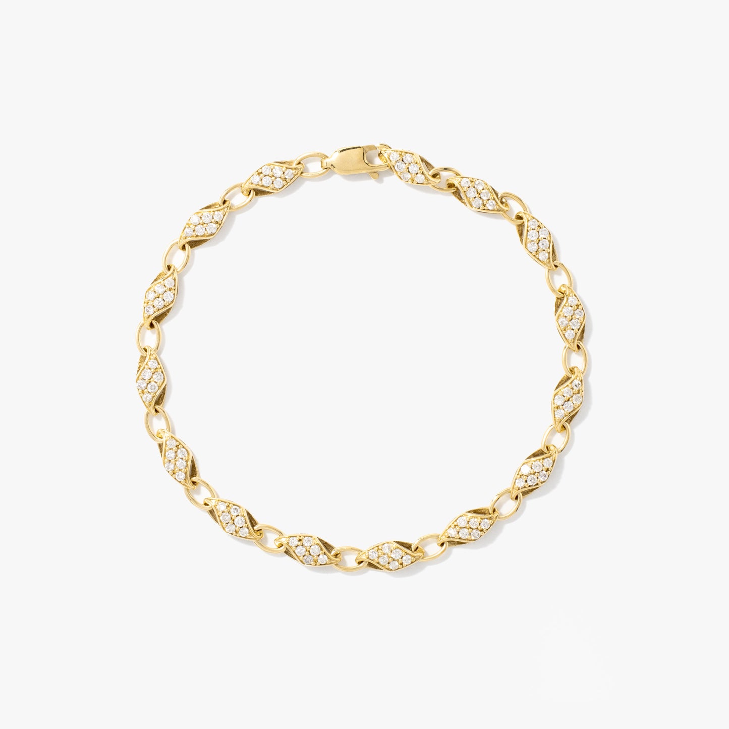 Diamond Bracelet in 10K Yellow Gold (1.00 ct tw)