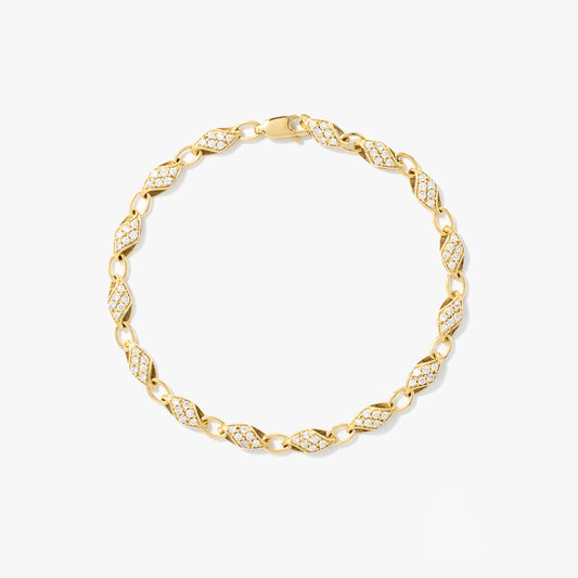 Diamond Bracelet in 10K Yellow Gold (1.00 ct tw)