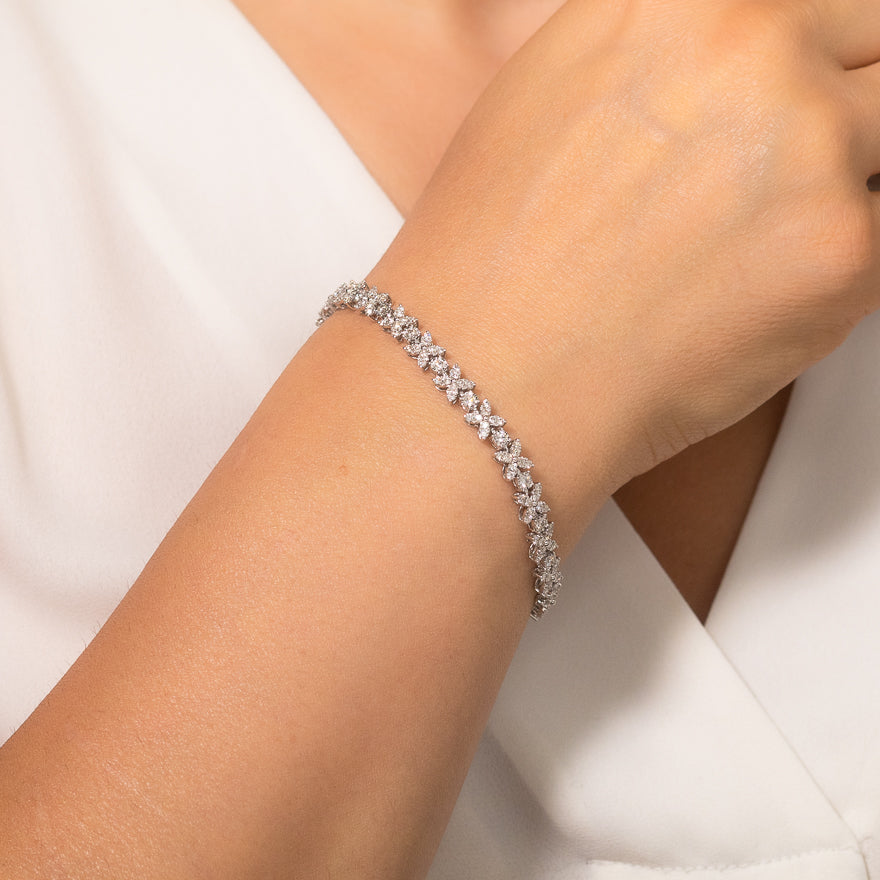 10k white clearance gold bracelet