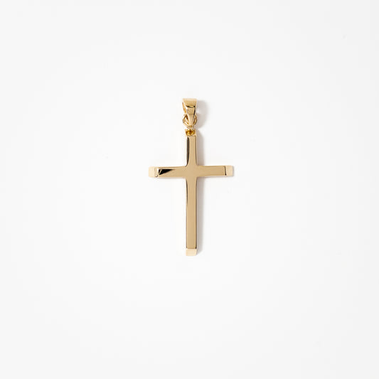 14K Yellow Gold Cross Pendant