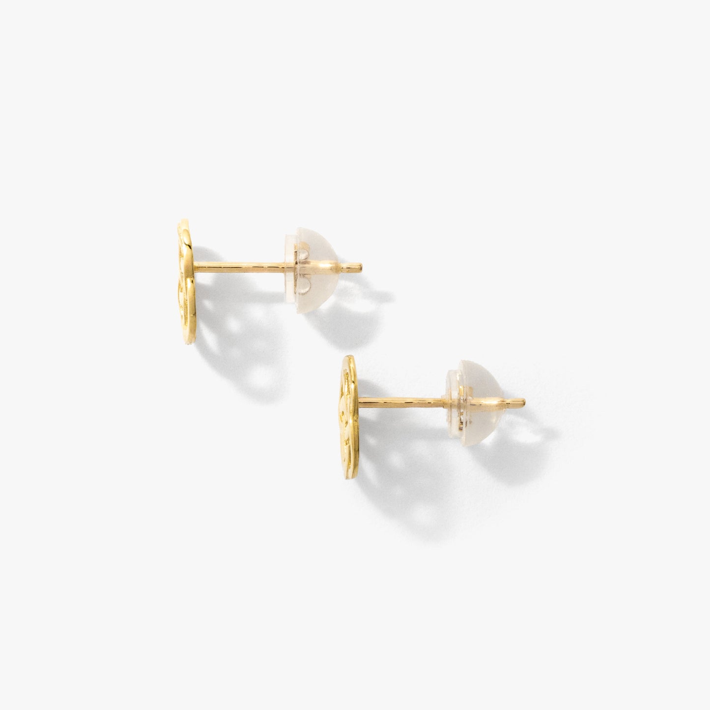 Trinity Knot Earrings in 10K Yellow Gold