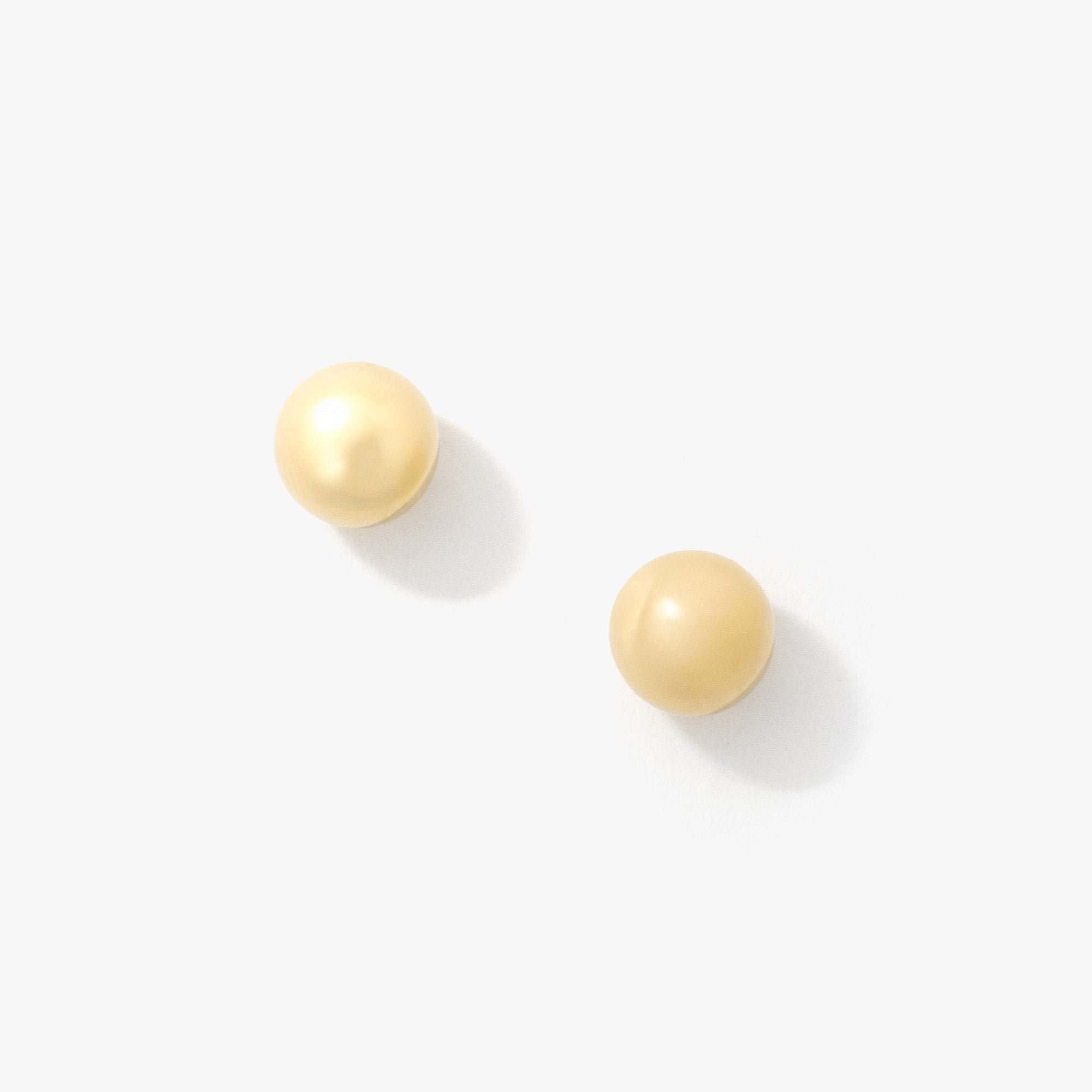 Ball Stud Earring in 10K Yellow Gold