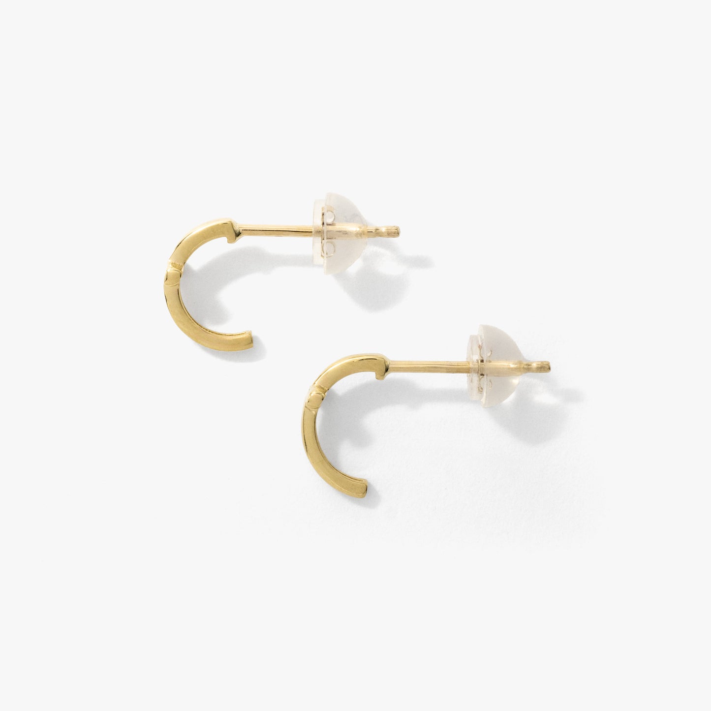 Cross Earrings in 10K Yellow Gold