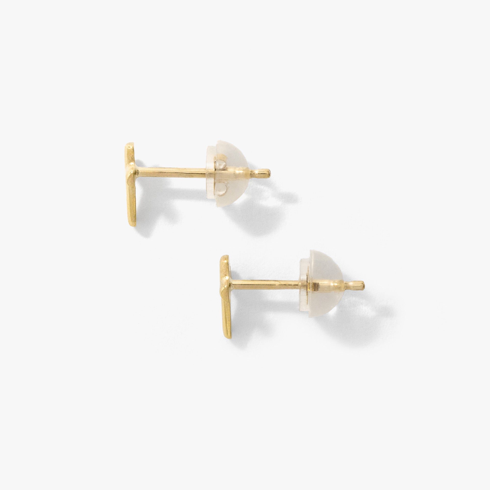 Cross Earrings in 10K Yellow Gold