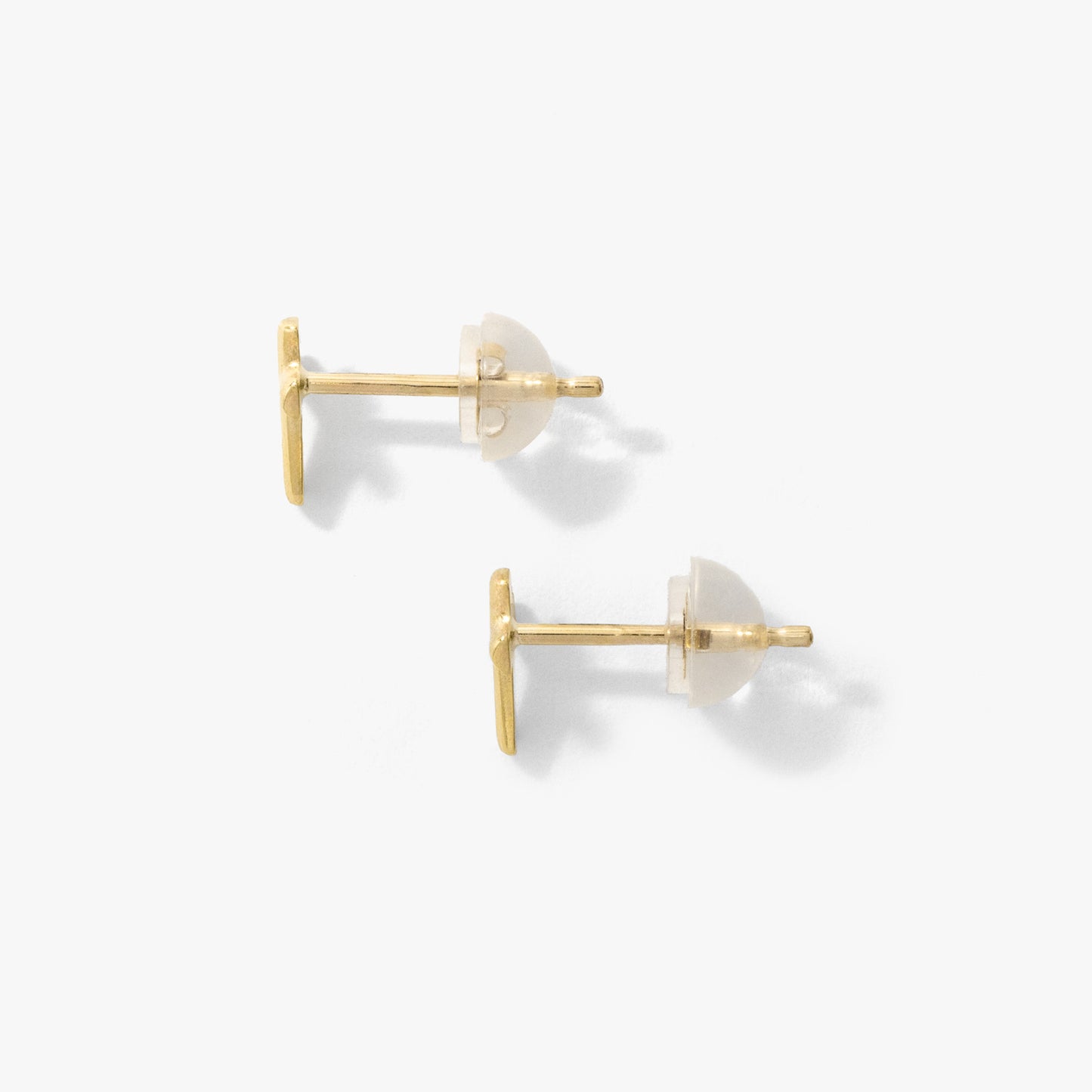 Cross Earrings in 10K Yellow Gold