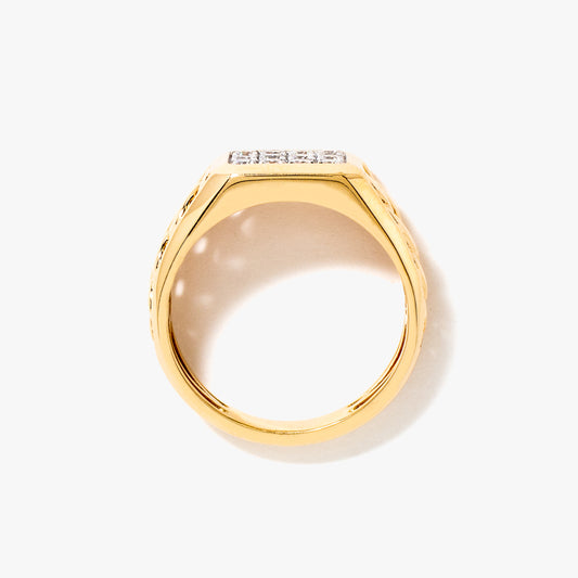 Men's Diamond Ring in 10K Yellow Gold (0.50 ct tw)