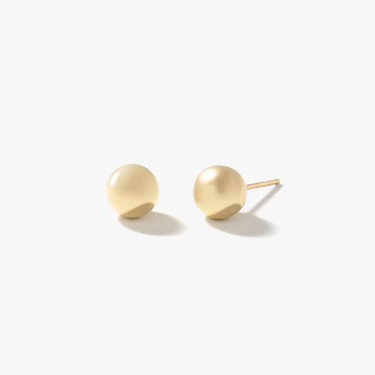Ball Stud Earring in 10K Yellow Gold