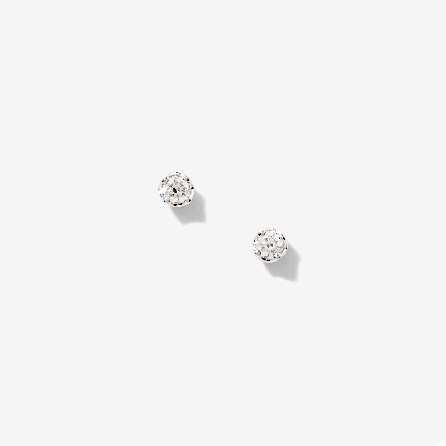 Diamond Stud Earrings in 10K White Gold (0.30 ct tw)