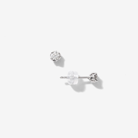 Diamond Stud Earrings in 10K White Gold (0.30 ct tw)