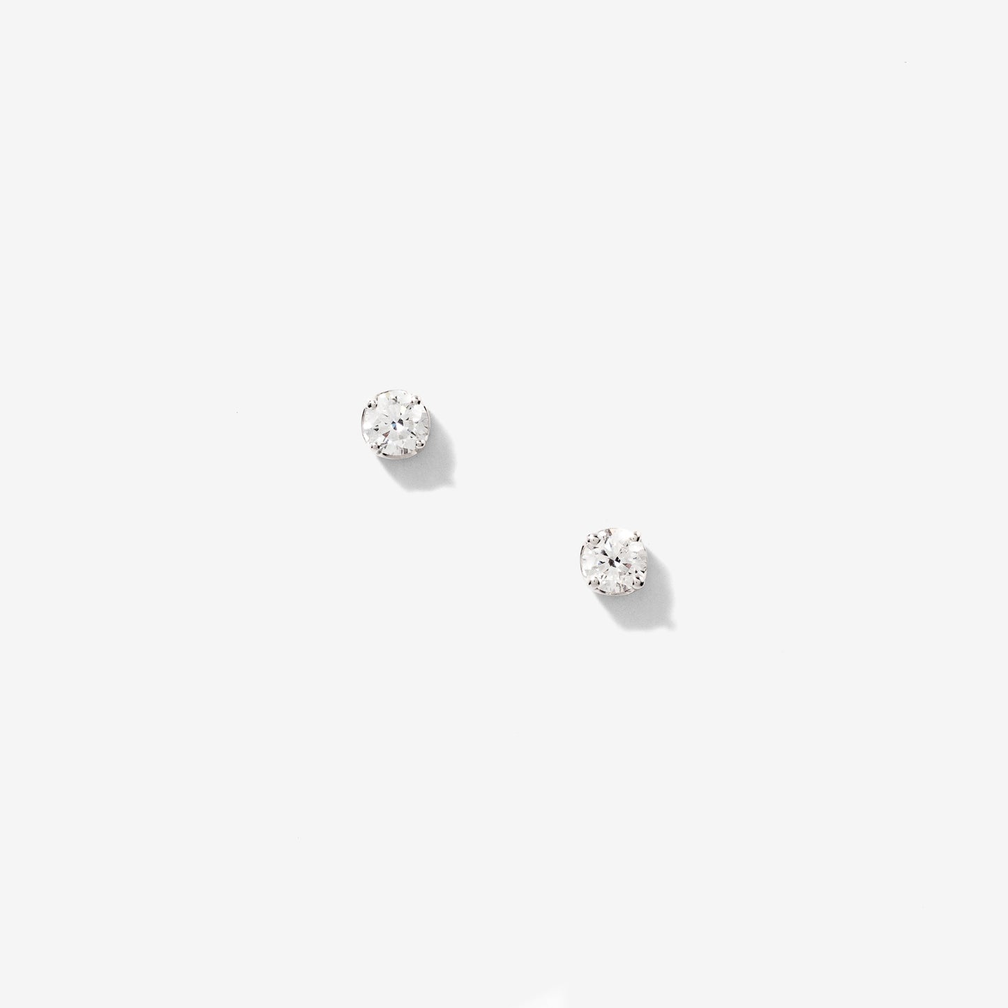 Lab Grown Diamond Stud Earrings in 14K White Gold (0.30 ct tw)