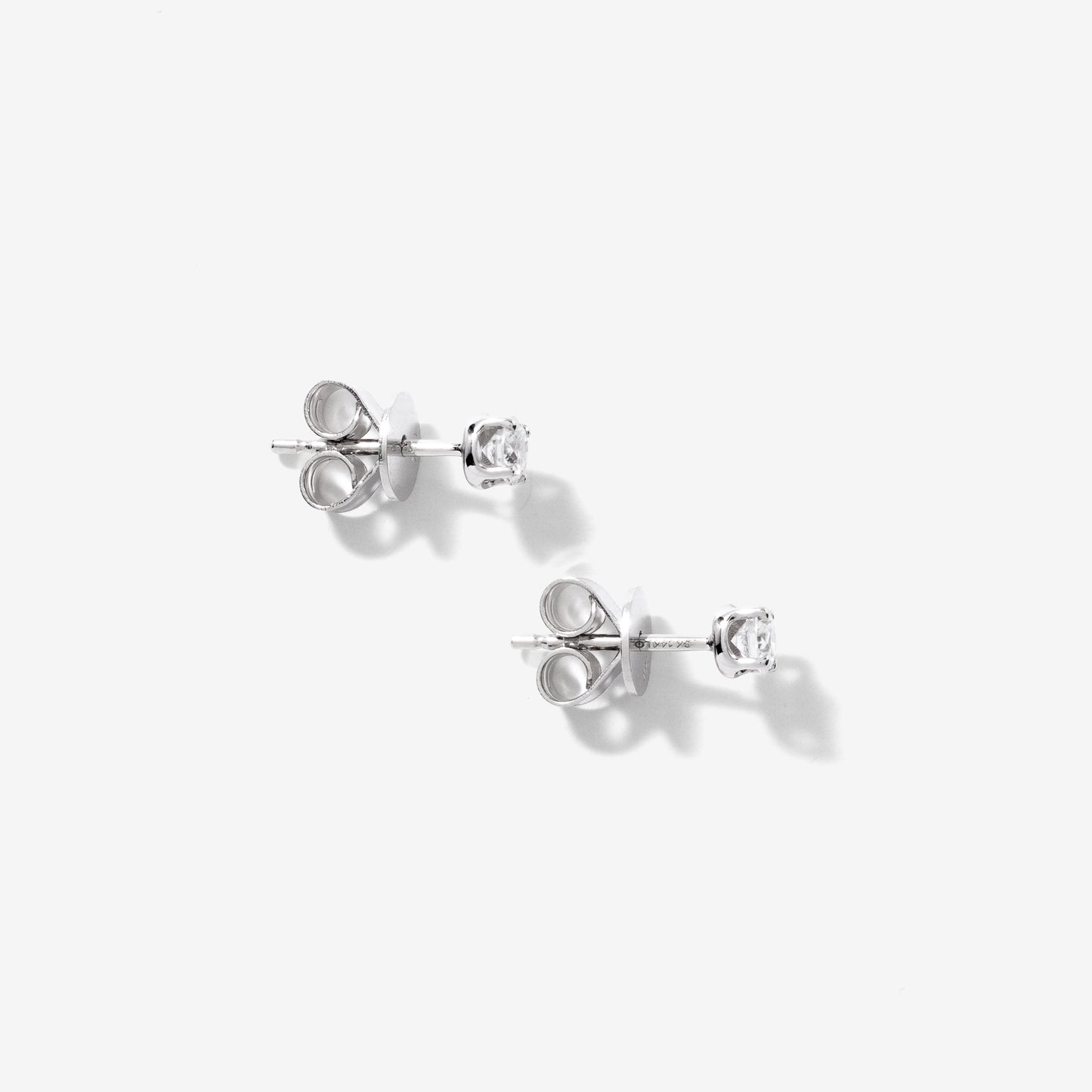 Lab Grown Diamond Stud Earrings in 14K White Gold (0.30 ct tw)