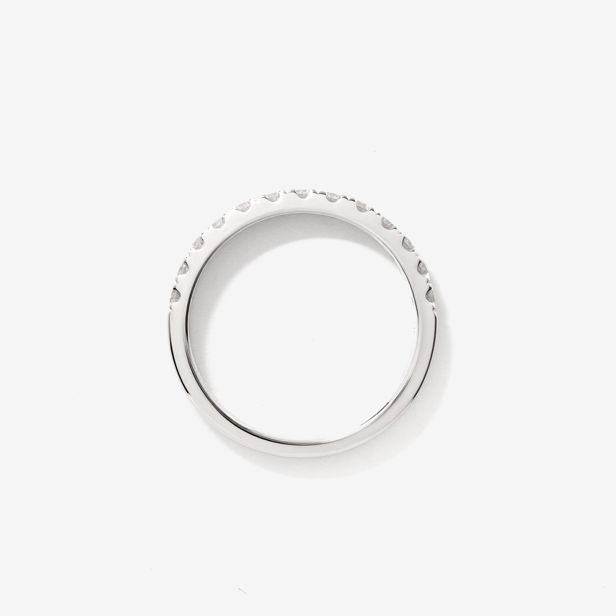 Lab Grown Diamond Anniversary Band 14K White Gold (0.50 ct tw)