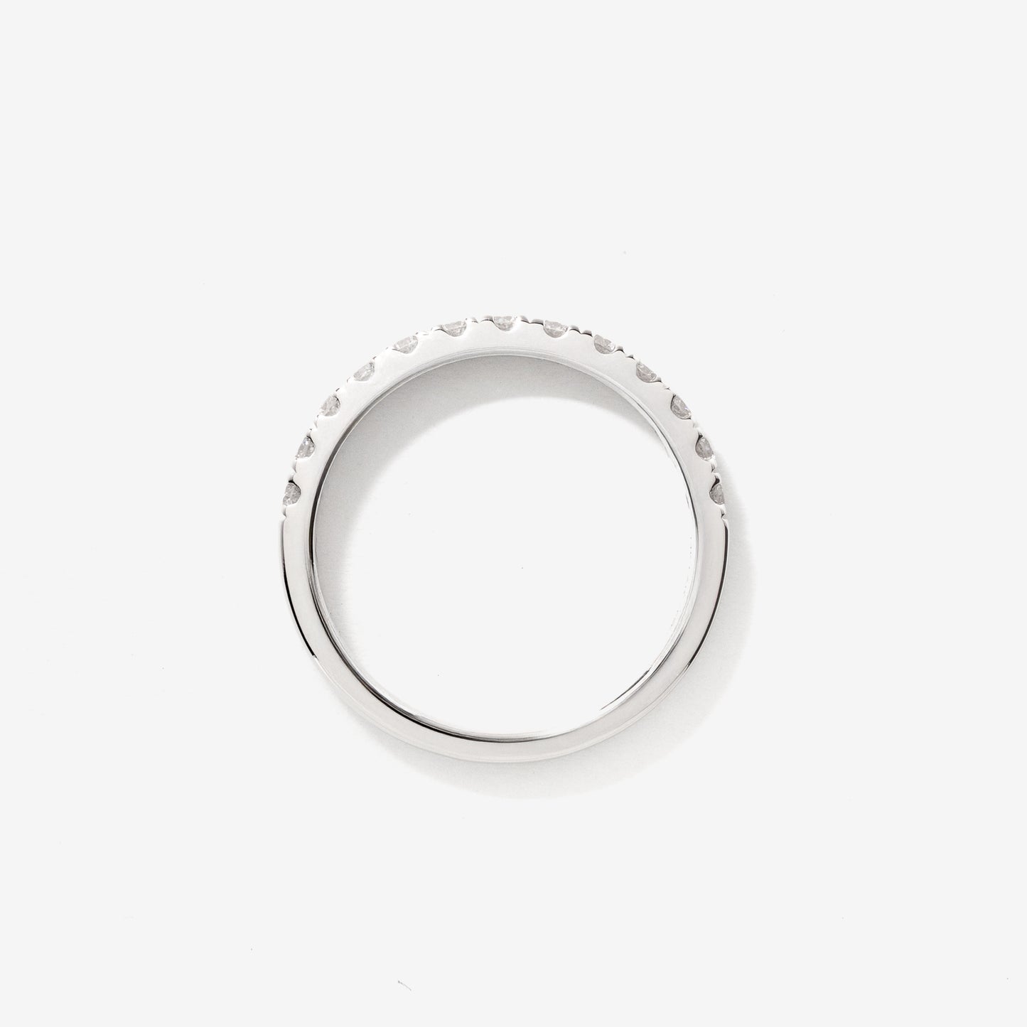 Lab Grown Diamond Anniversary Band 14K White Gold (0.50 ct tw)