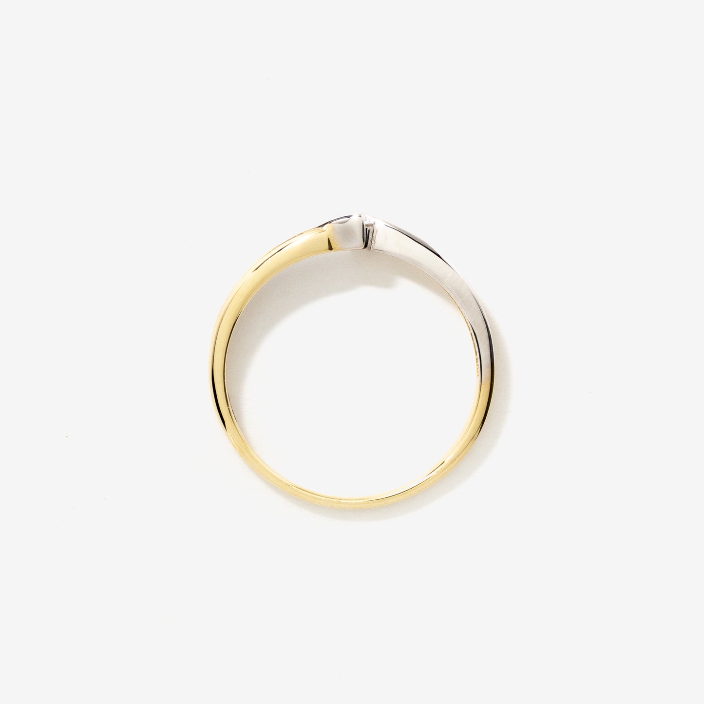 Promise Ring in 10K Yellow Gold (0.04 ct tw)