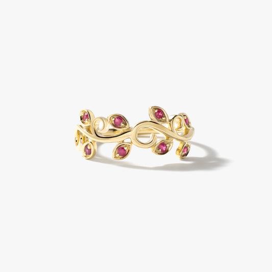 Ruby Ring in 10K Yellow Gold