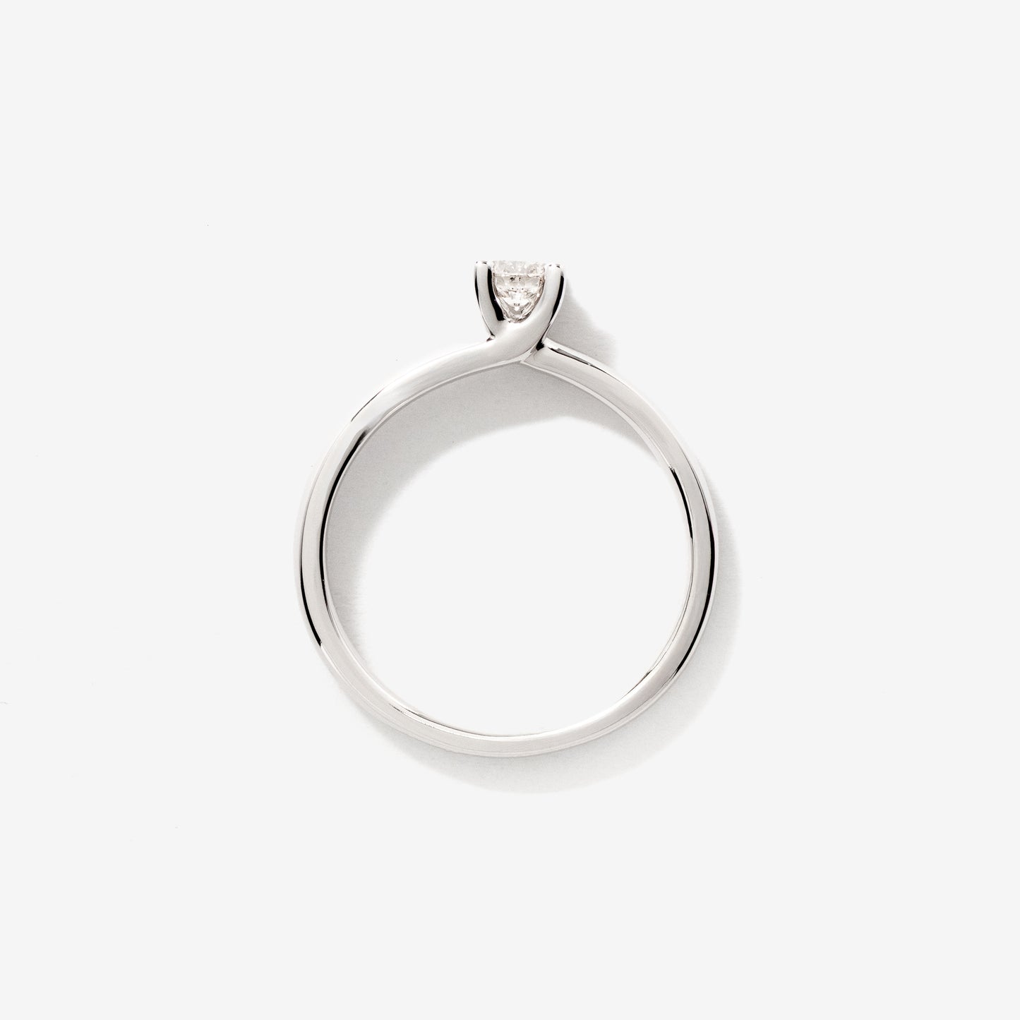 Diamond Solitaire Engagement Ring in 10K White Gold (0.25 ct tw)