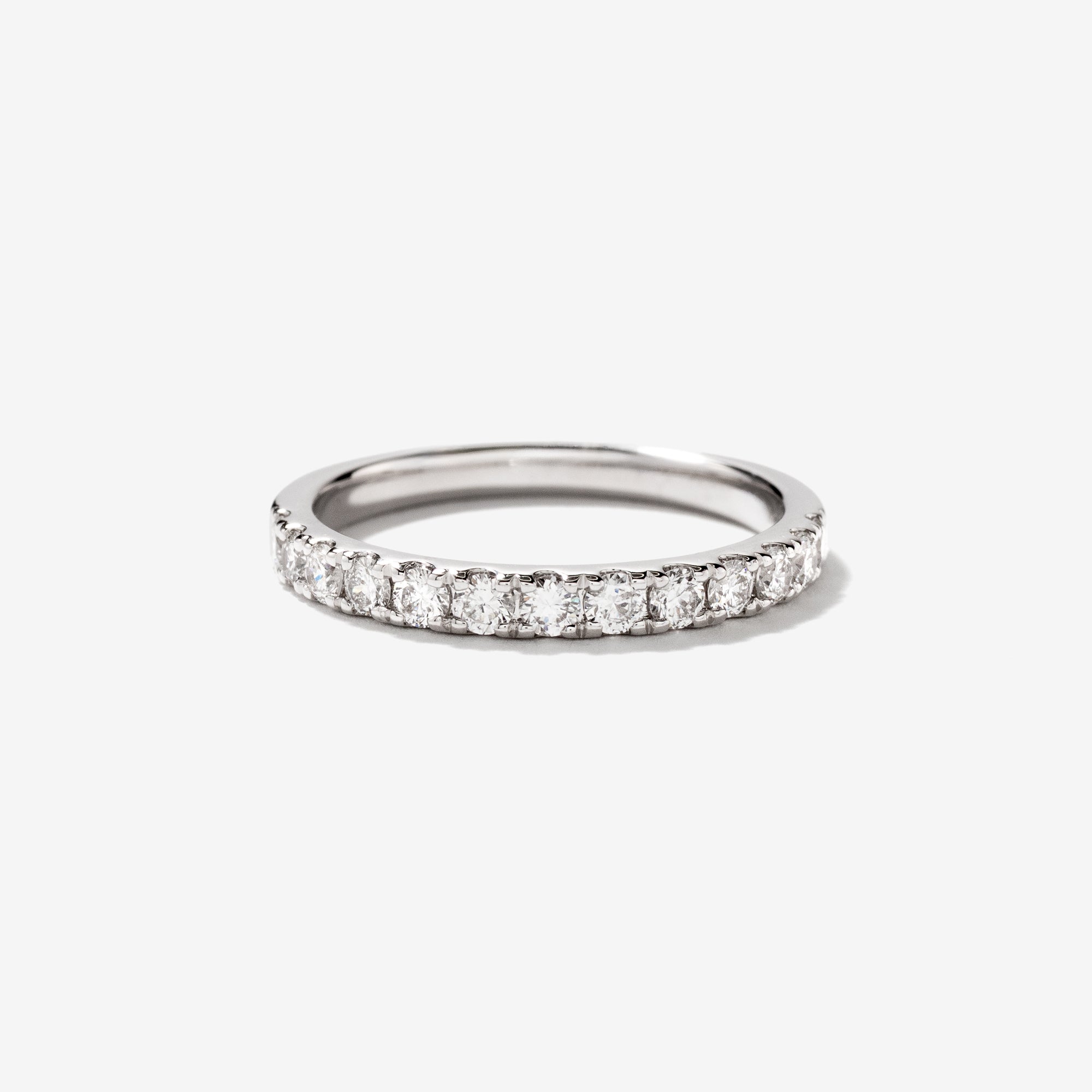 Lab Grown Diamond Anniversary Band 14K White Gold (0.50 ct tw)