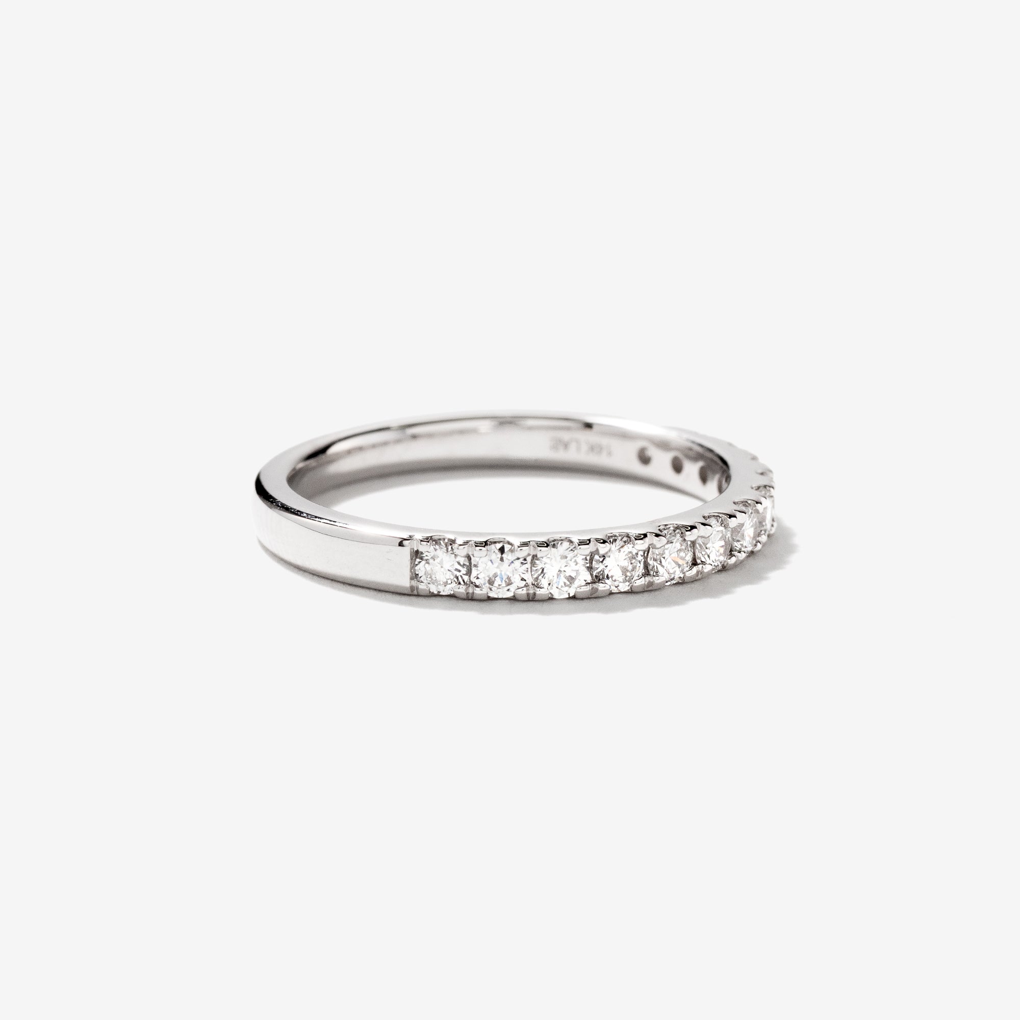 Lab Grown Diamond Anniversary Band 14K White Gold (0.50 ct tw)