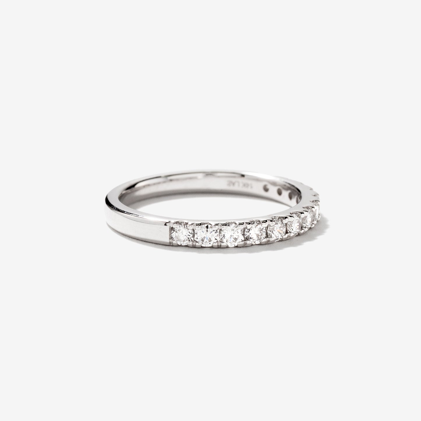 Lab Grown Diamond Anniversary Band 14K White Gold (0.50 ct tw)
