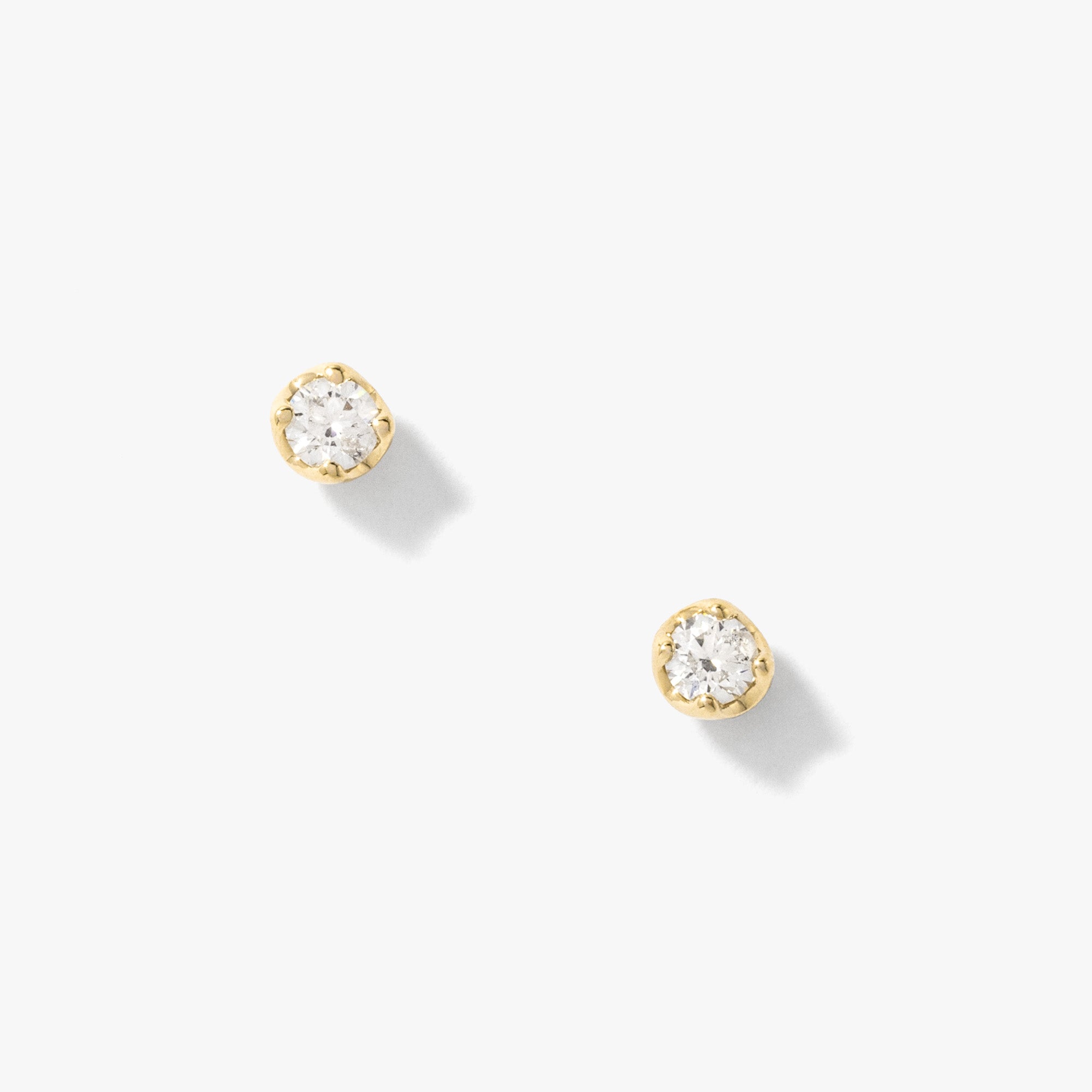 Diamond Stud Earrings in 10K Yellow Gold (0.20 ct tw)