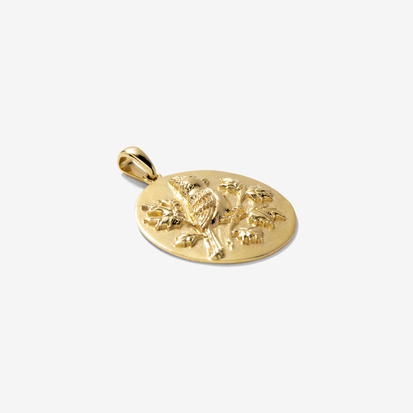 Cardinal Pendant in 10K Yellow Gold