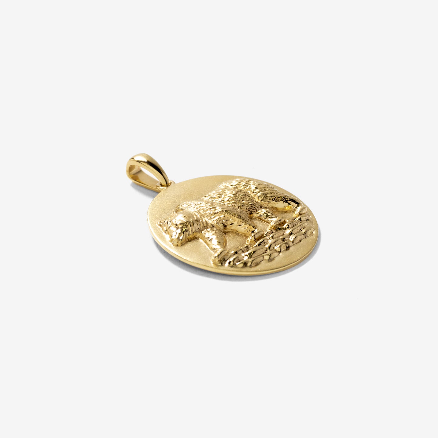 Bear Pendant in 10K Yellow Gold
