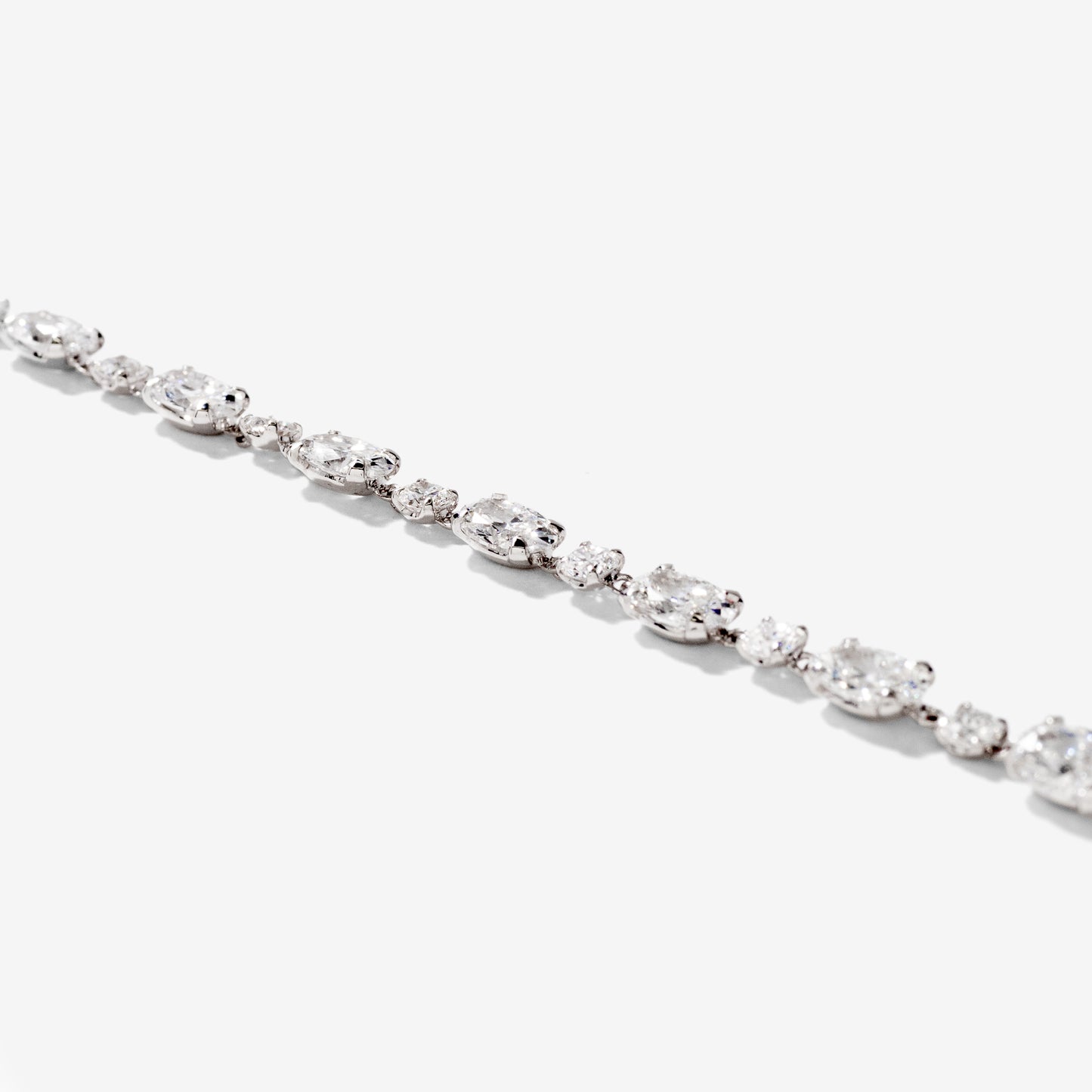 Lab Grown Diamond Bracelet in 14K White Gold (5.00 ct tw)
