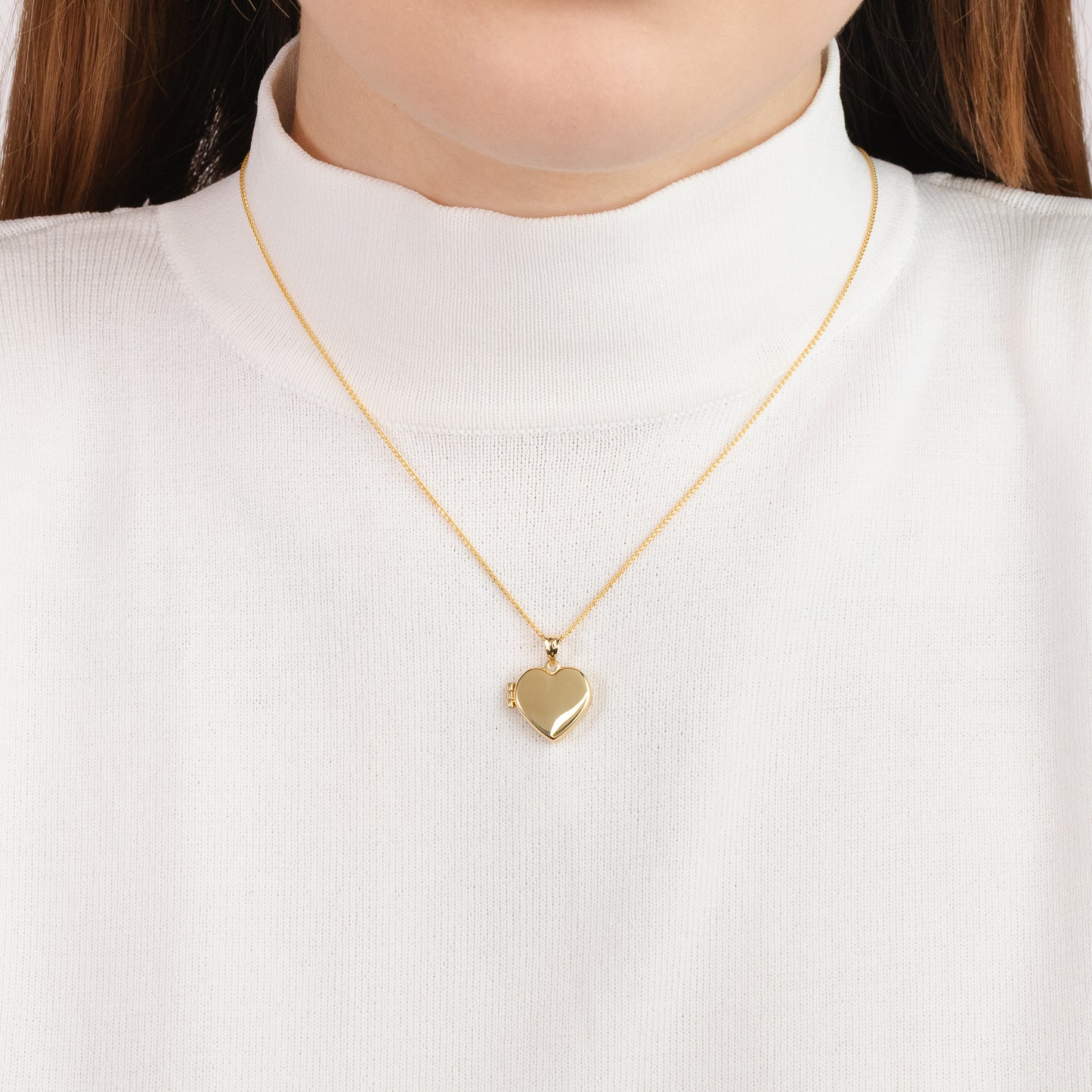 Heart Locket in 10K Yellow Gold