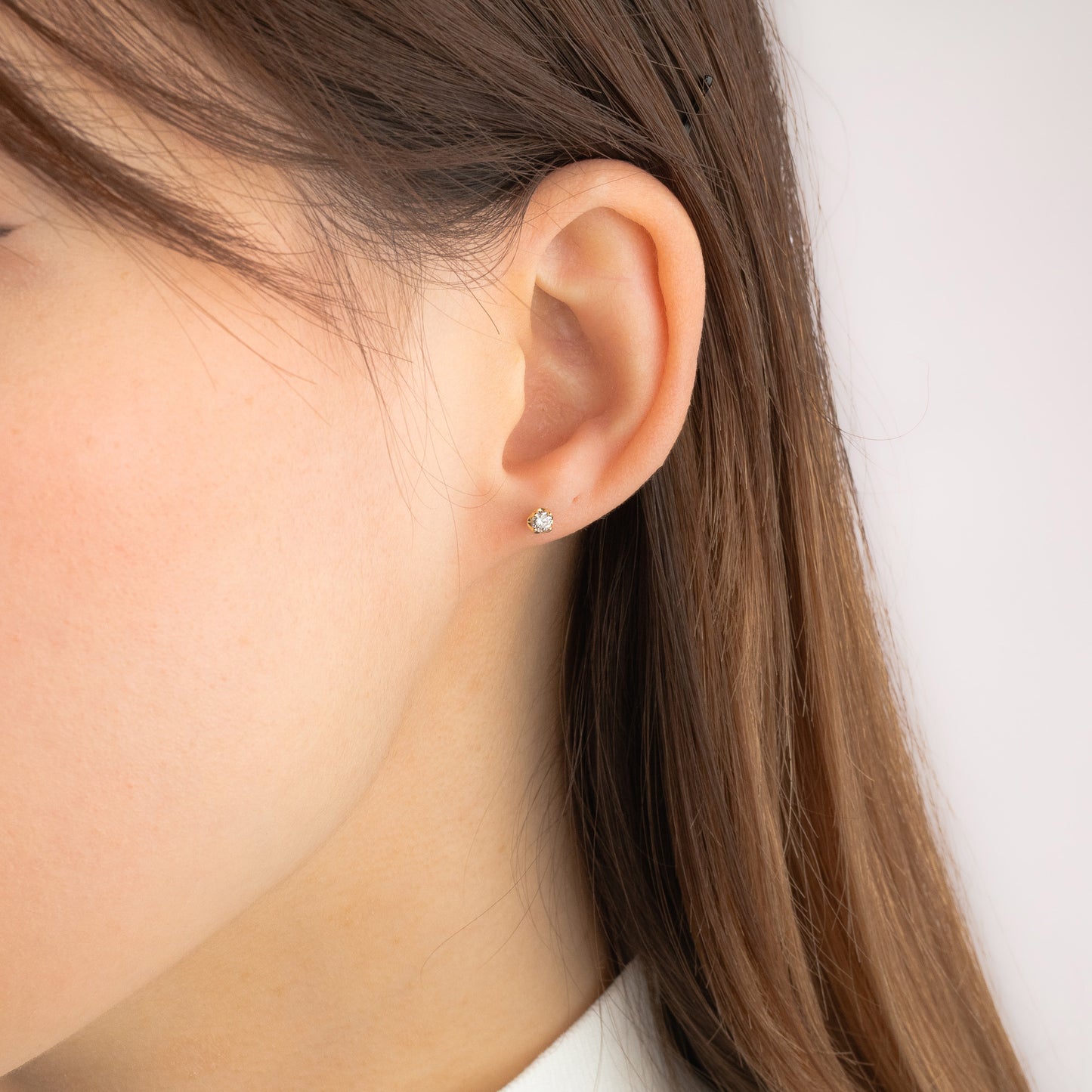 Diamond Stud Earrings in 10K Yellow Gold (0.20 ct tw)