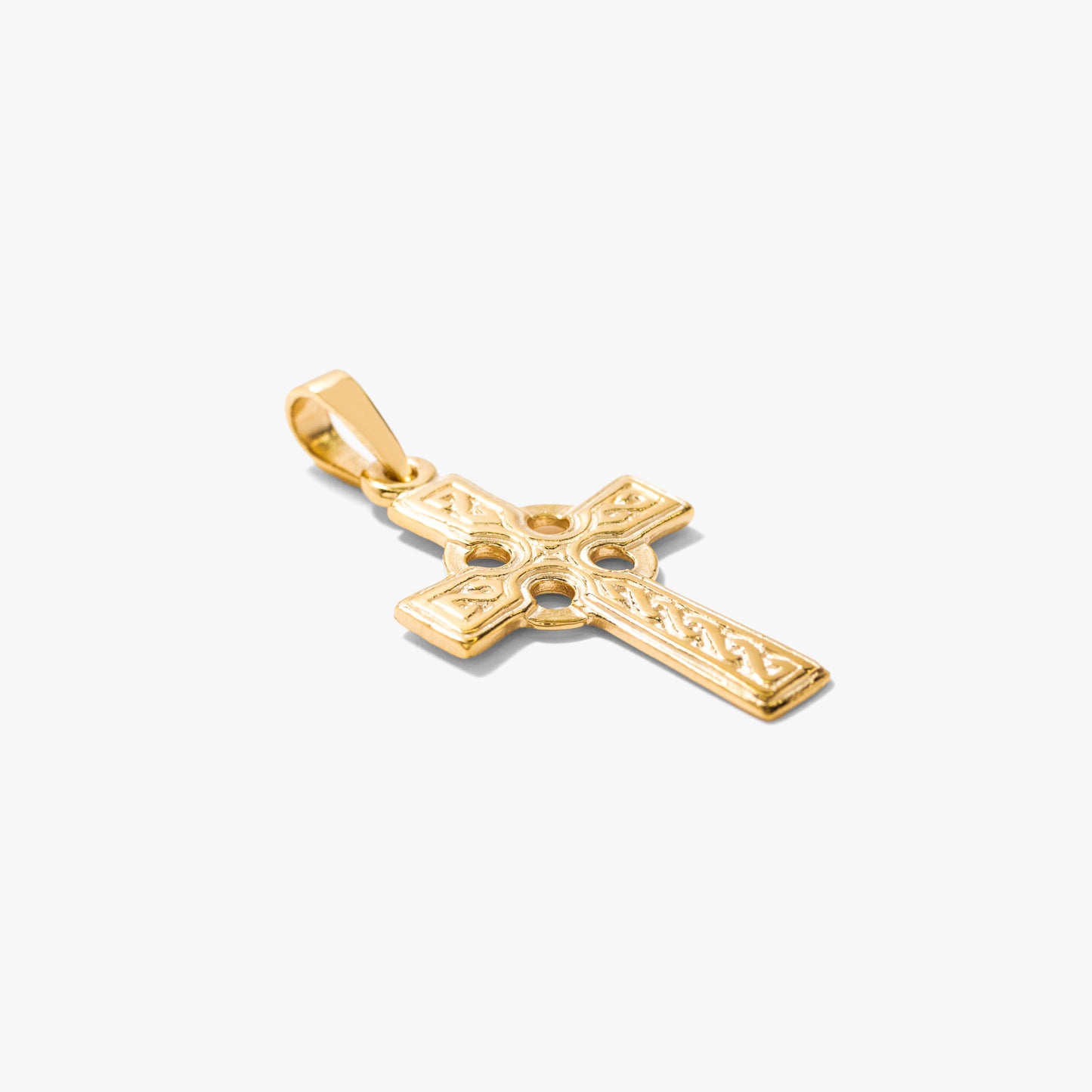Celtic Cross Pendant in 10K Yellow Gold