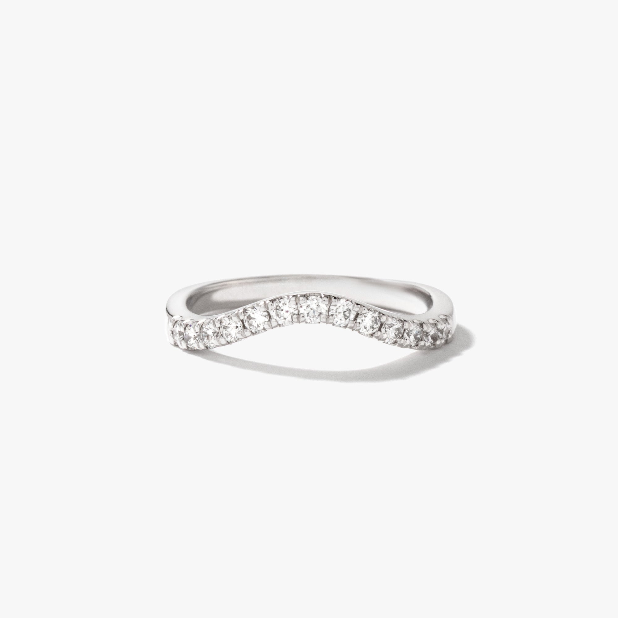 10K White Gold Diamond Matching Wedding Band (0.28 ct tw)