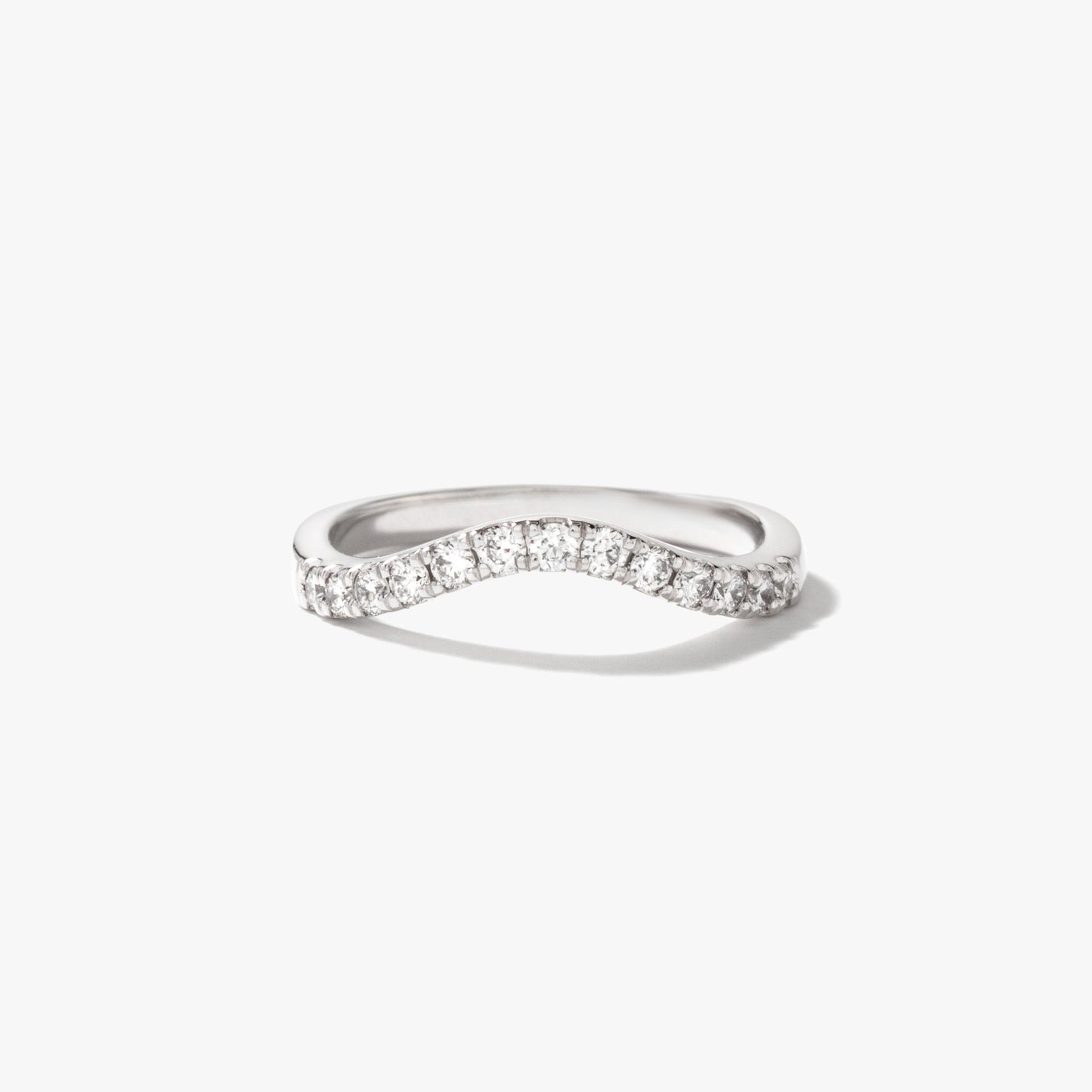 10K White Gold Diamond Matching Wedding Band (0.28 ct tw)