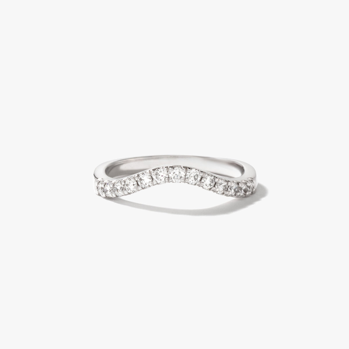10K White Gold Diamond Matching Wedding Band (0.28 ct tw)