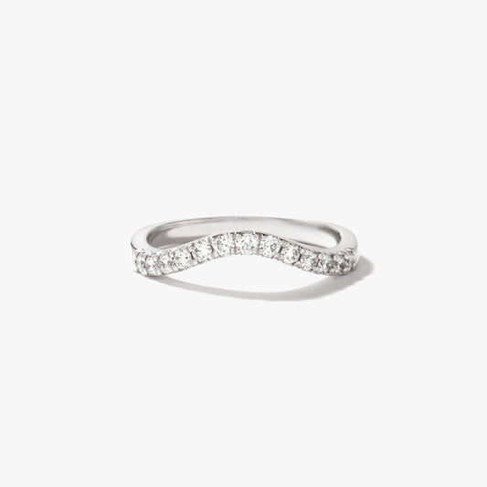 10K White Gold Diamond Matching Wedding Band (0.28 ct tw)