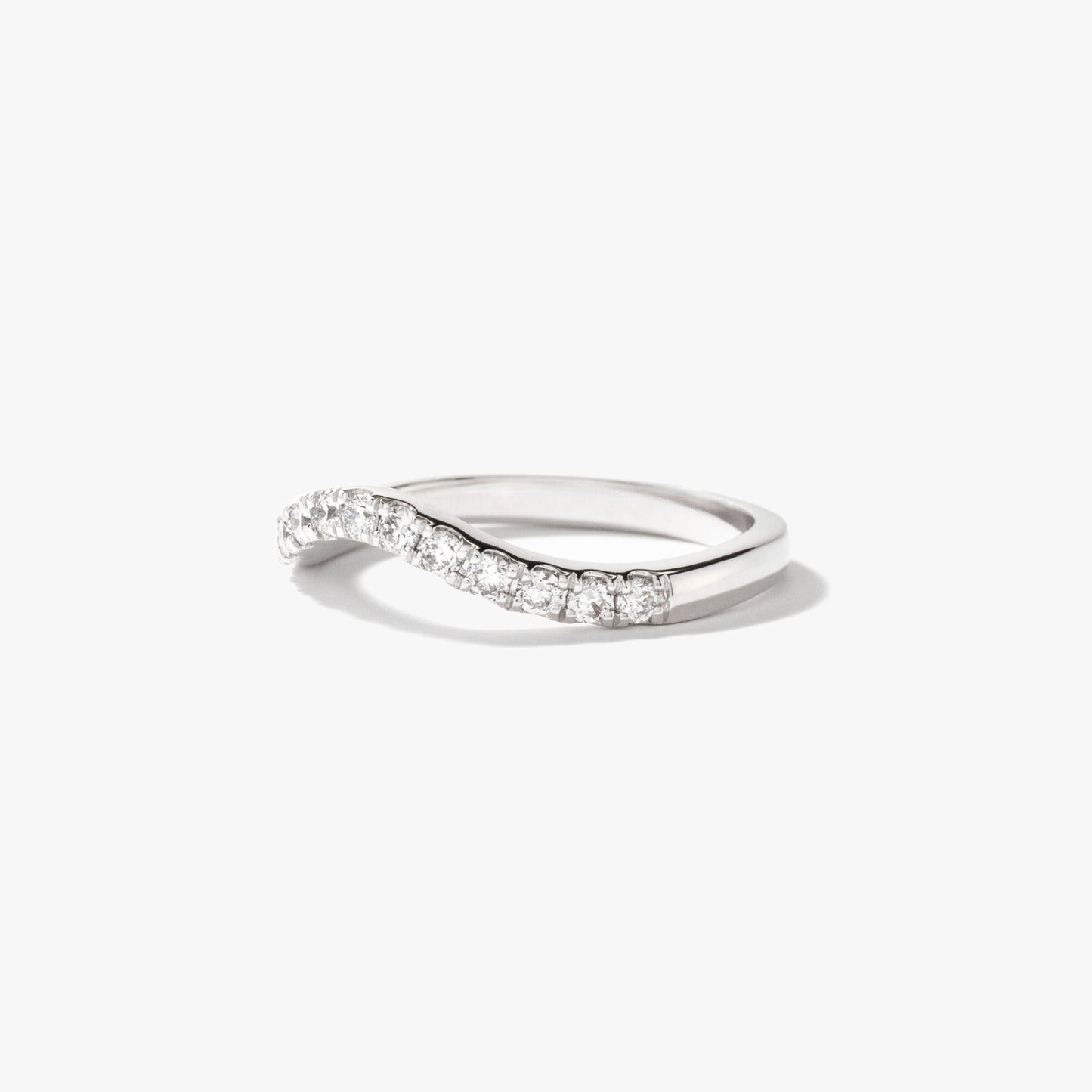 10K White Gold Diamond Matching Wedding Band (0.28 ct tw)