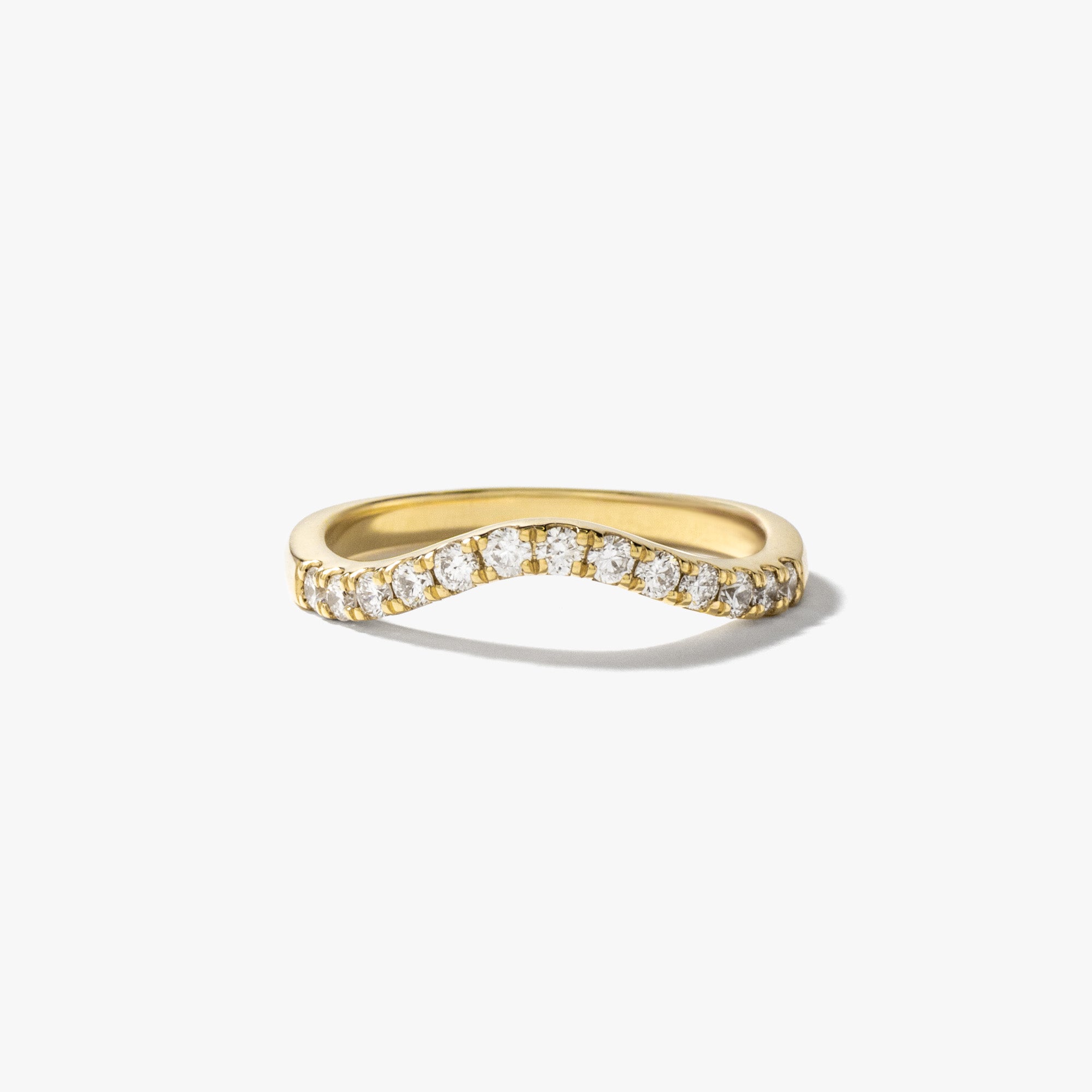 10K Yellow Gold Diamond Matching Wedding Band (0.28 ct tw)