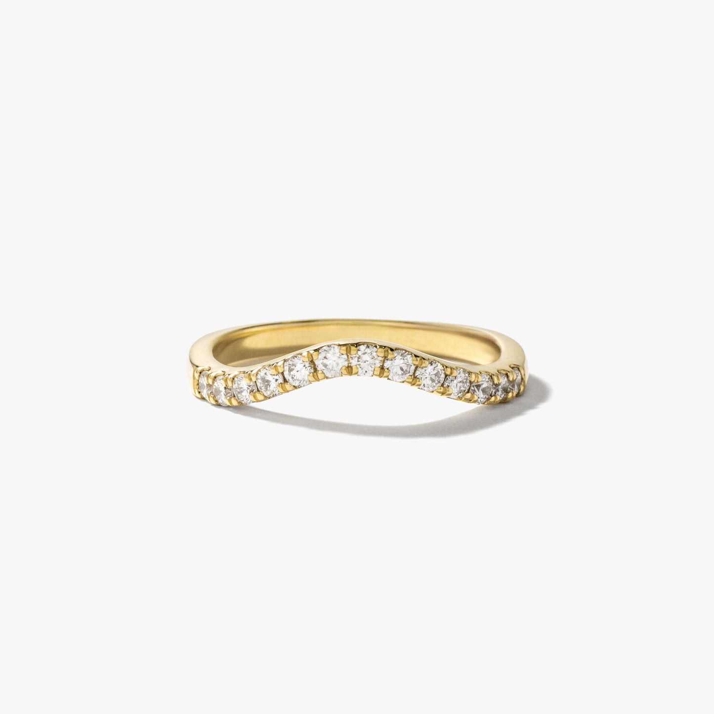 10K Yellow Gold Diamond Matching Wedding Band (0.28 ct tw)